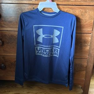 Boy’s Under Armour long sleeve shirt; Size YLG
